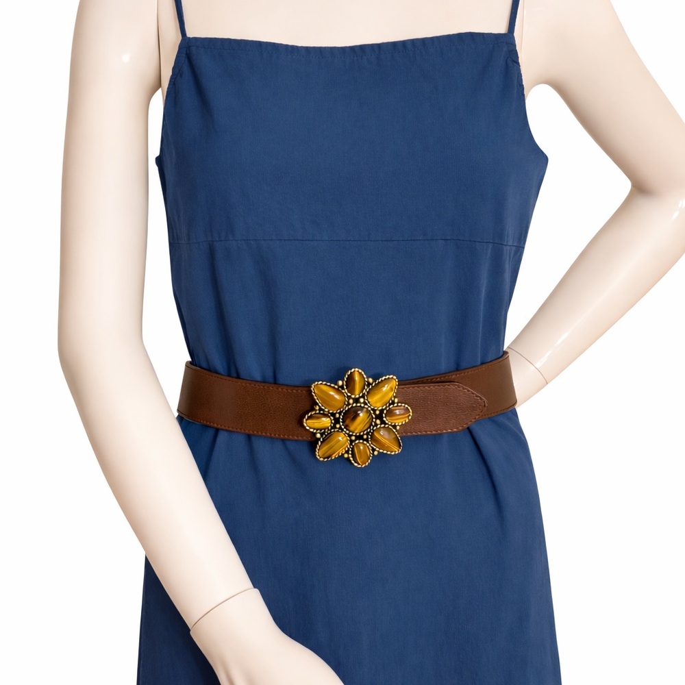 Uniqlo Hana Tajima Blue Minimalist Midi Dress 100% Cotton Size S - Picture 5 of 7